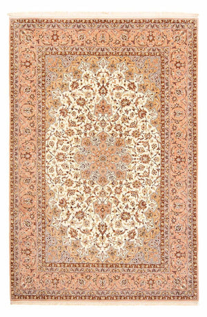 Alfombra Persa - Isfahan - Prima - 291 x 200 cm - marrón claro