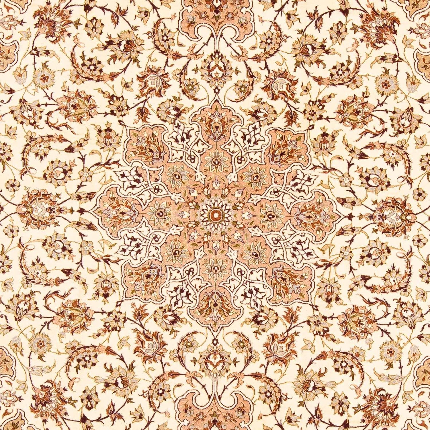 Alfombra Persa - Isfahan - Prima - 291 x 200 cm - marrón claro