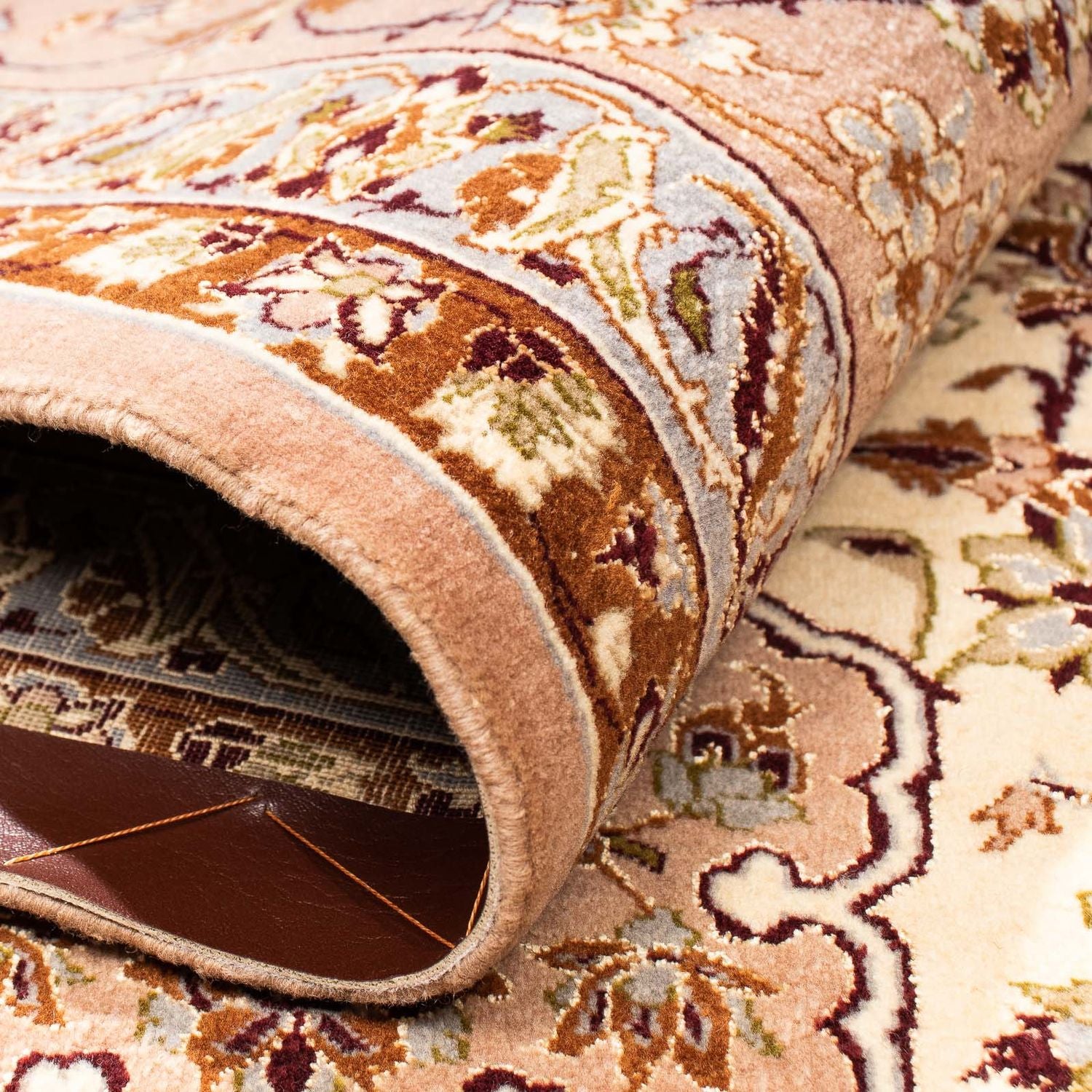 Alfombra Persa - Isfahan - Prima - 291 x 200 cm - marrón claro