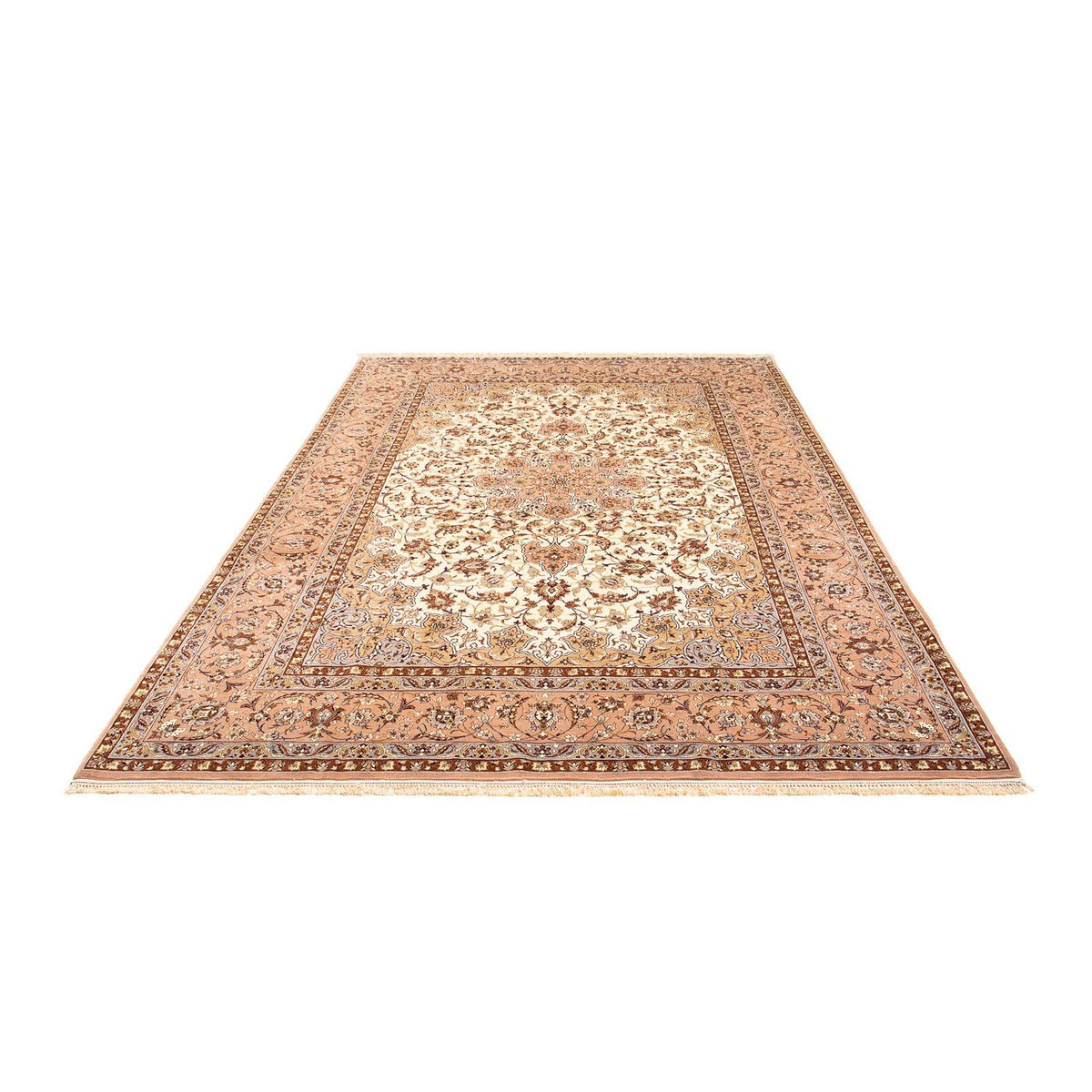 Alfombra Persa - Isfahan - Prima - 291 x 200 cm - marrón claro