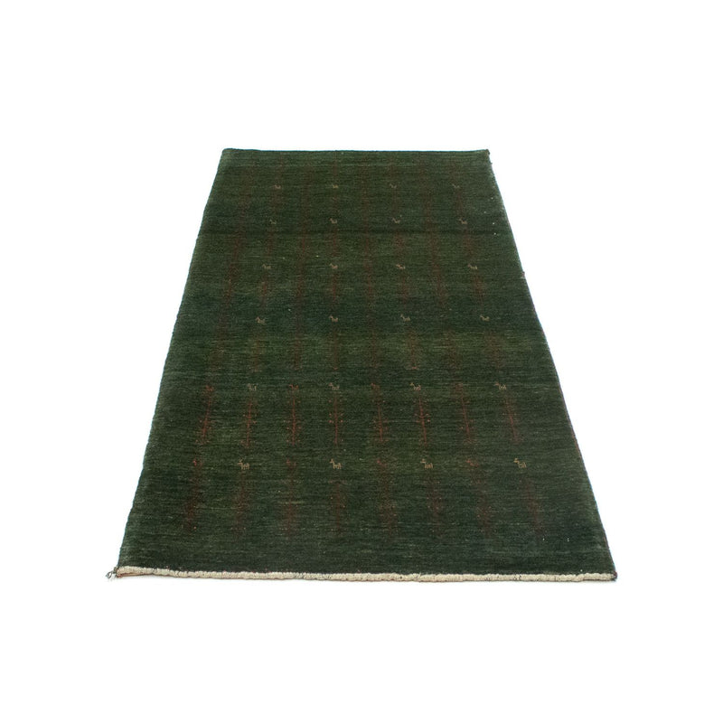 Alfombra de pasillo Alfombra Gabbeh - Loribaft Persa - 209 x 87 cm - verde