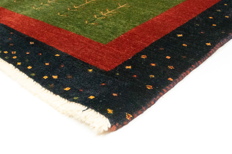 Alfombra de pasillo Alfombra Gabbeh - Loribaft Persa - 203 x 94 cm - multicolor