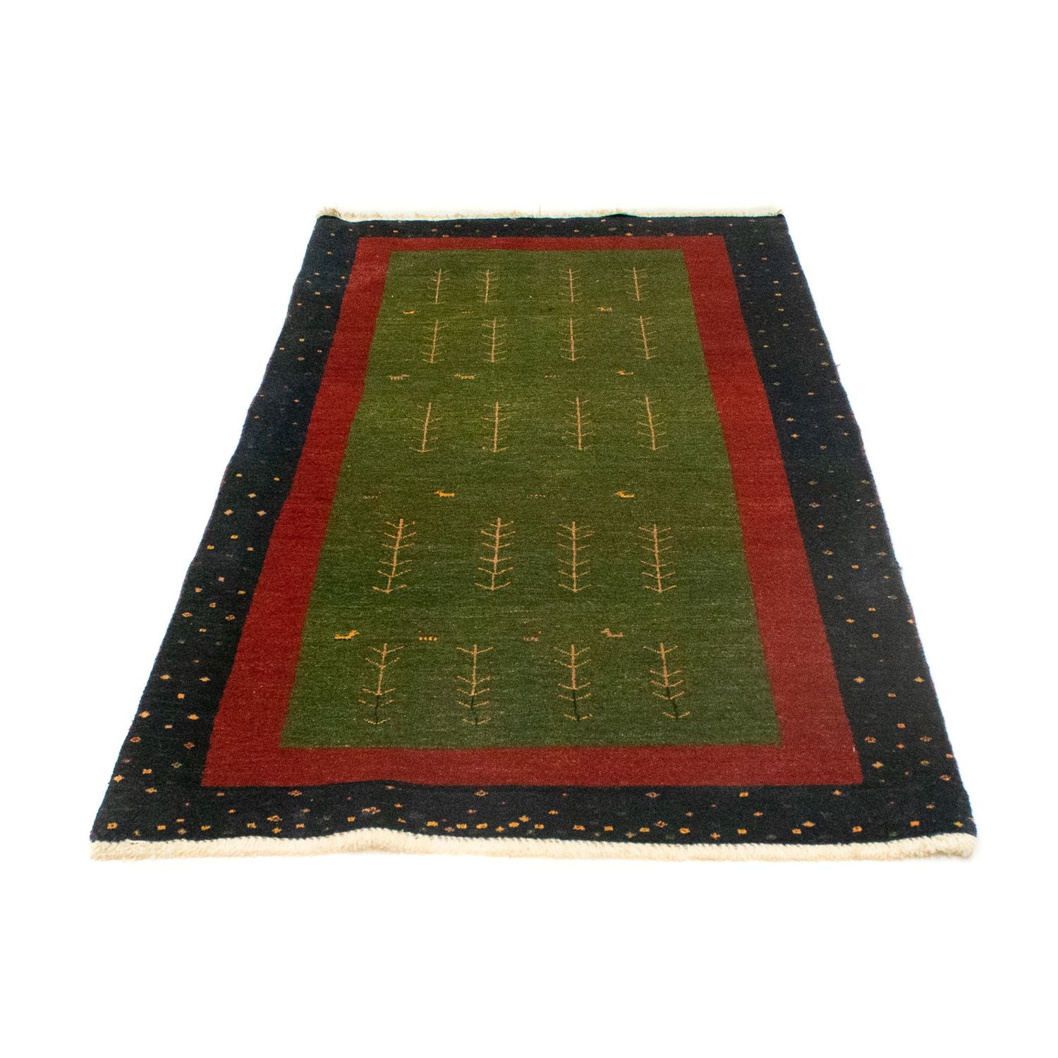 Alfombra de pasillo Alfombra Gabbeh - Loribaft Persa - 203 x 94 cm - multicolor