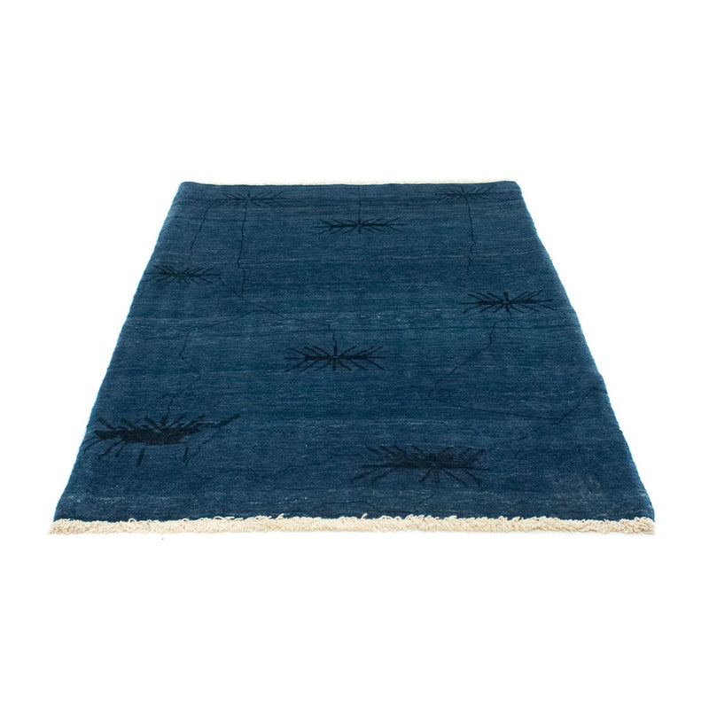 Alfombra Gabbeh - Loribaft Persa - 150 x 102 cm - azul oscuro