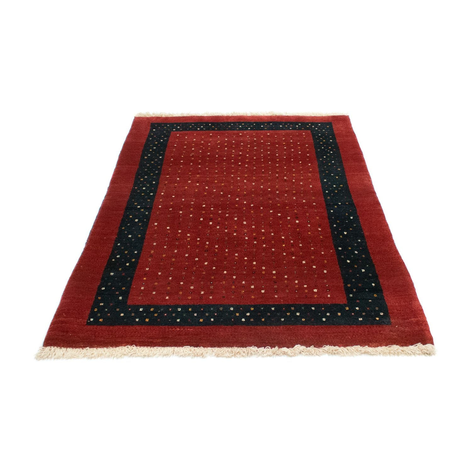 Alfombra Gabbeh - Loribaft Persa - 155 x 103 cm - rojo