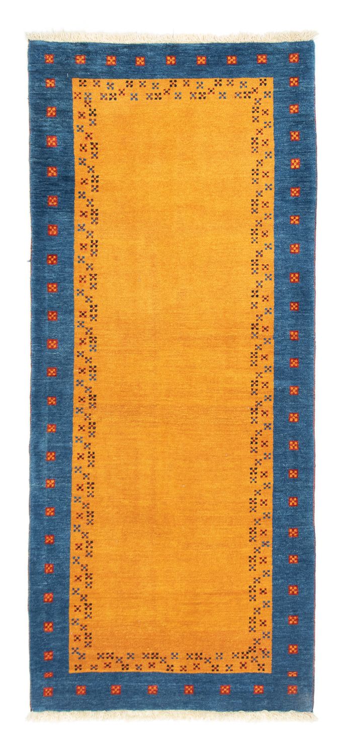 Alfombra de pasillo Alfombra Gabbeh - Loribaft Persa - 214 x 88 cm - multicolor