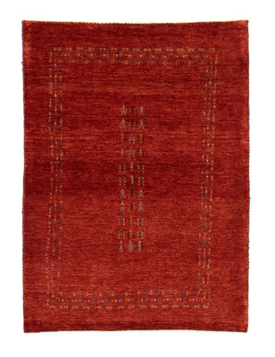 Alfombra Gabbeh - Loribaft Persa - 140 x 103 cm - rojo