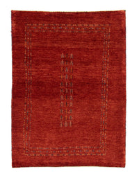 Alfombra Gabbeh - Loribaft Persa - 140 x 103 cm - rojo