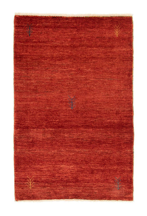 Alfombra Gabbeh - Loribaft Persa - 146 x 90 cm - rojo
