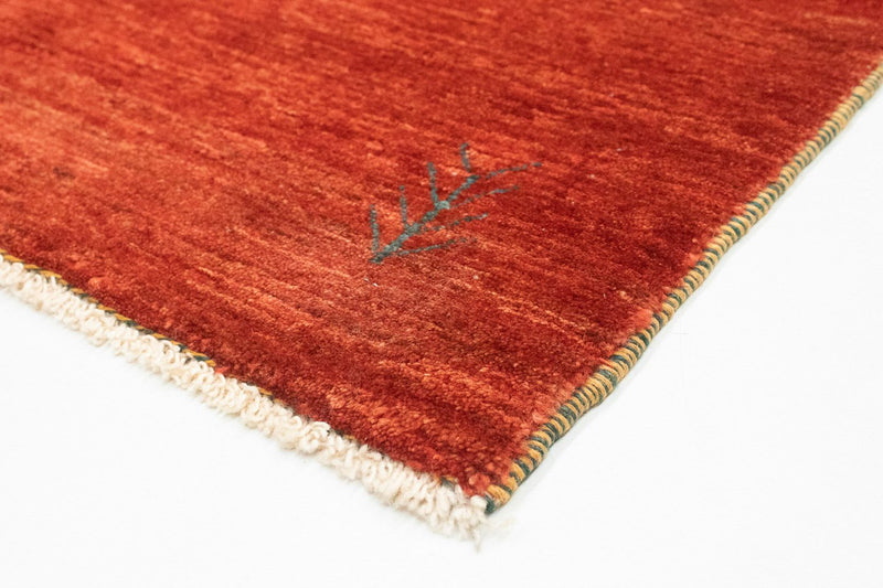 Alfombra Gabbeh - Loribaft Persa - 146 x 90 cm - rojo