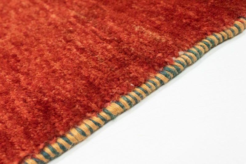 Alfombra Gabbeh - Loribaft Persa - 146 x 90 cm - rojo