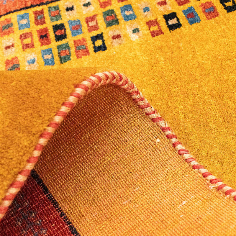 Alfombra Gabbeh - Loribaft Persa - 118 x 84 cm - marrón