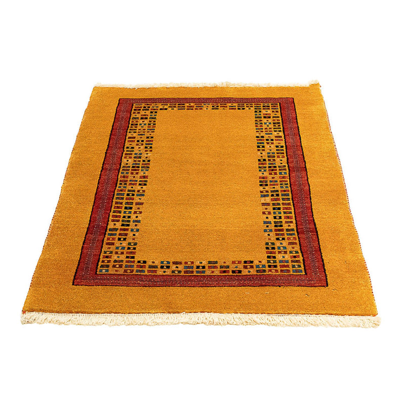 Alfombra Gabbeh - Loribaft Persa - 118 x 84 cm - marrón