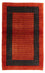 Alfombra Gabbeh - Loribaft Persa - 136 x 82 cm - rojo oscuro