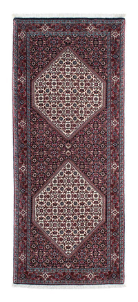 Alfombra de pasillo Alfombra persa - Bidjar - 194 x 79 cm - azul oscuro