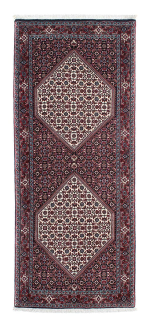 Alfombra de pasillo Alfombra persa - Bidjar - 194 x 79 cm - azul oscuro
