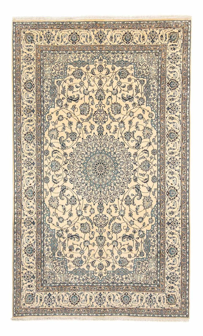 Alfombra persa - Nain - 305 x 198 cm - beige