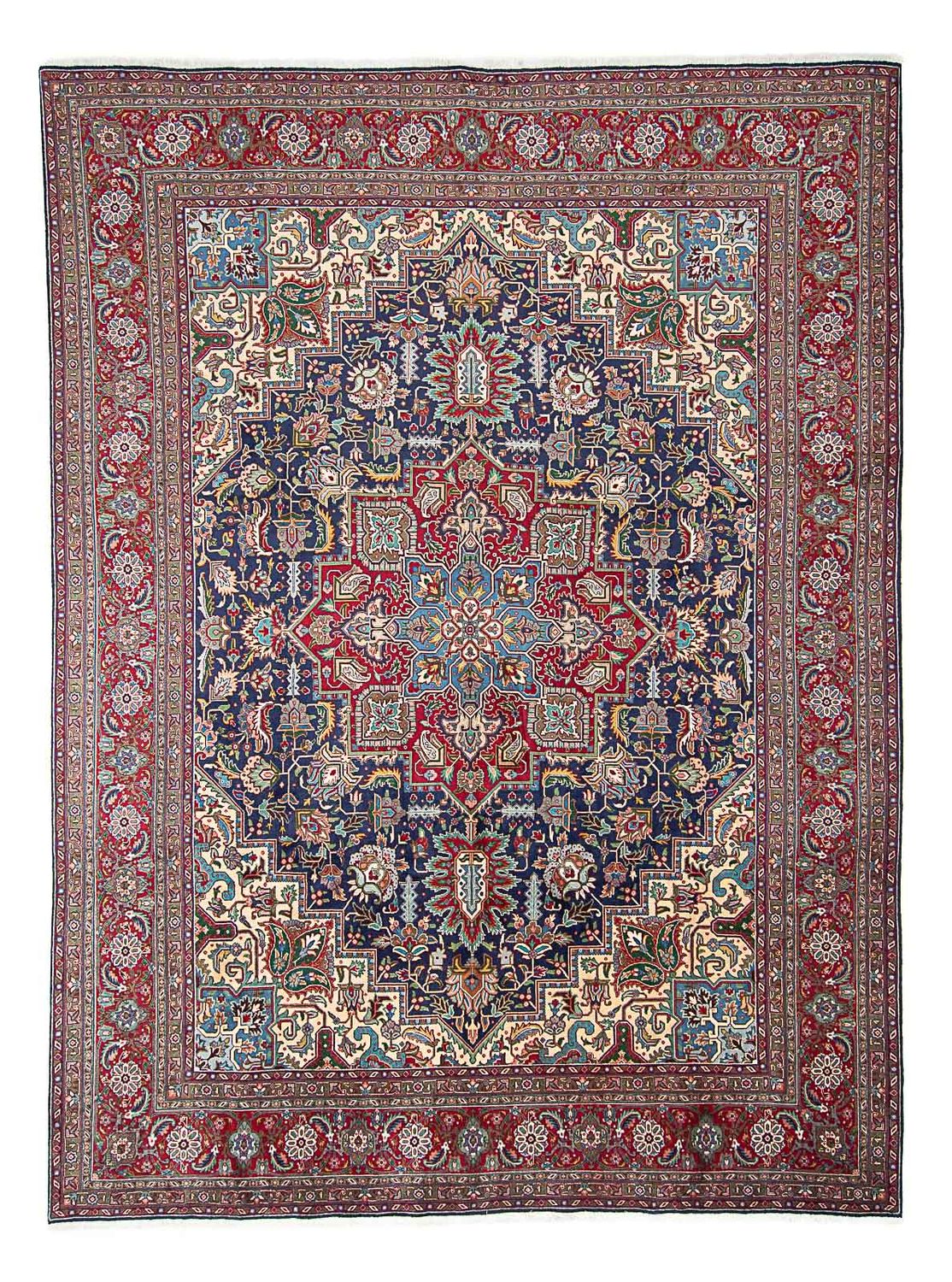 Alfombra Persa - Tabriz - Real - 405 x 305 cm - azul