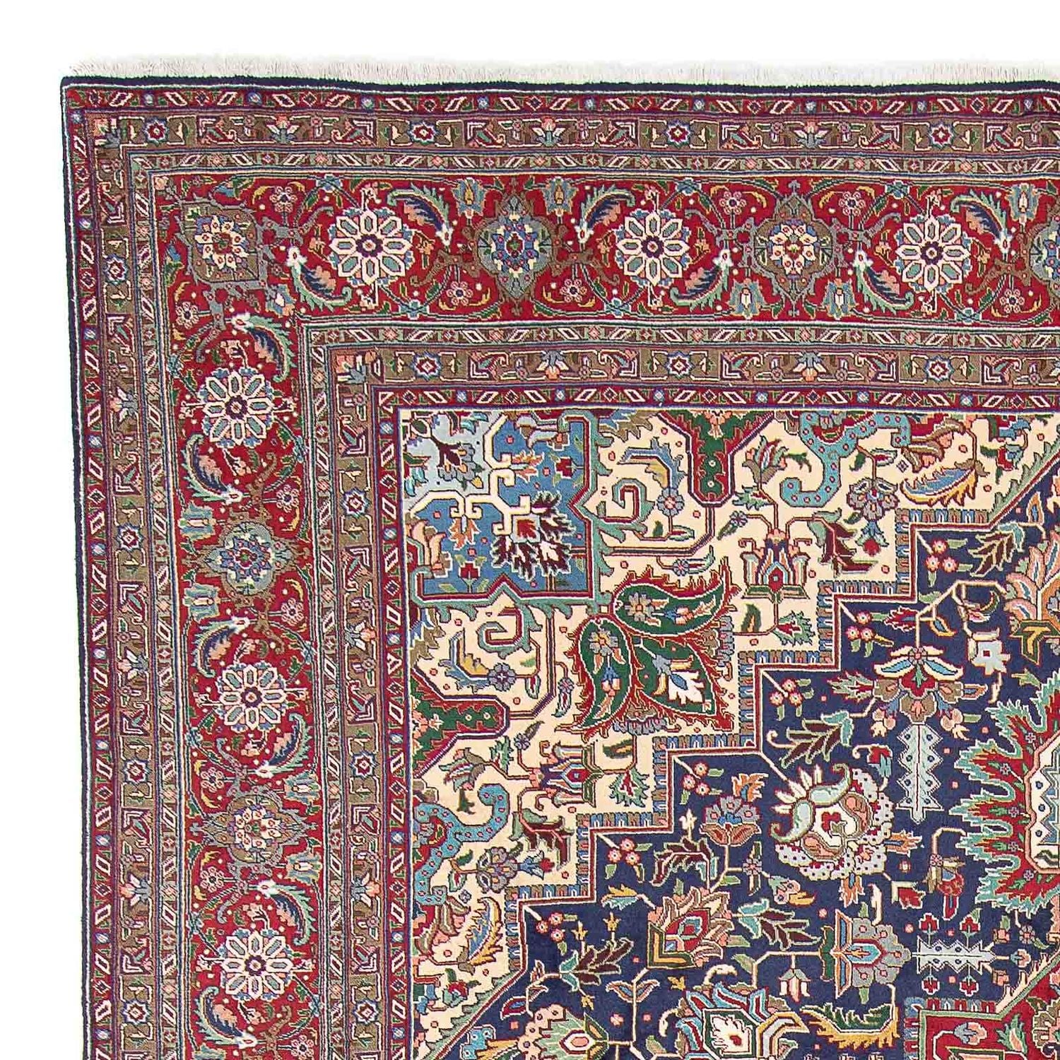 Alfombra Persa - Tabriz - Real - 405 x 305 cm - azul