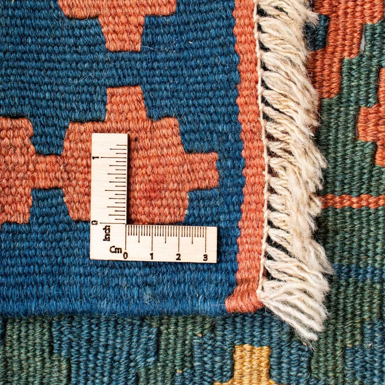 Alfombra Kelim - Oriental - 198 x 121 cm - azul