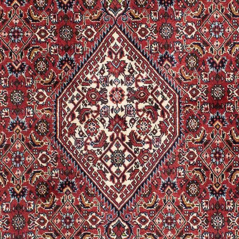 Alfombra persa - Bidjar - 210 x 141 cm - rojo