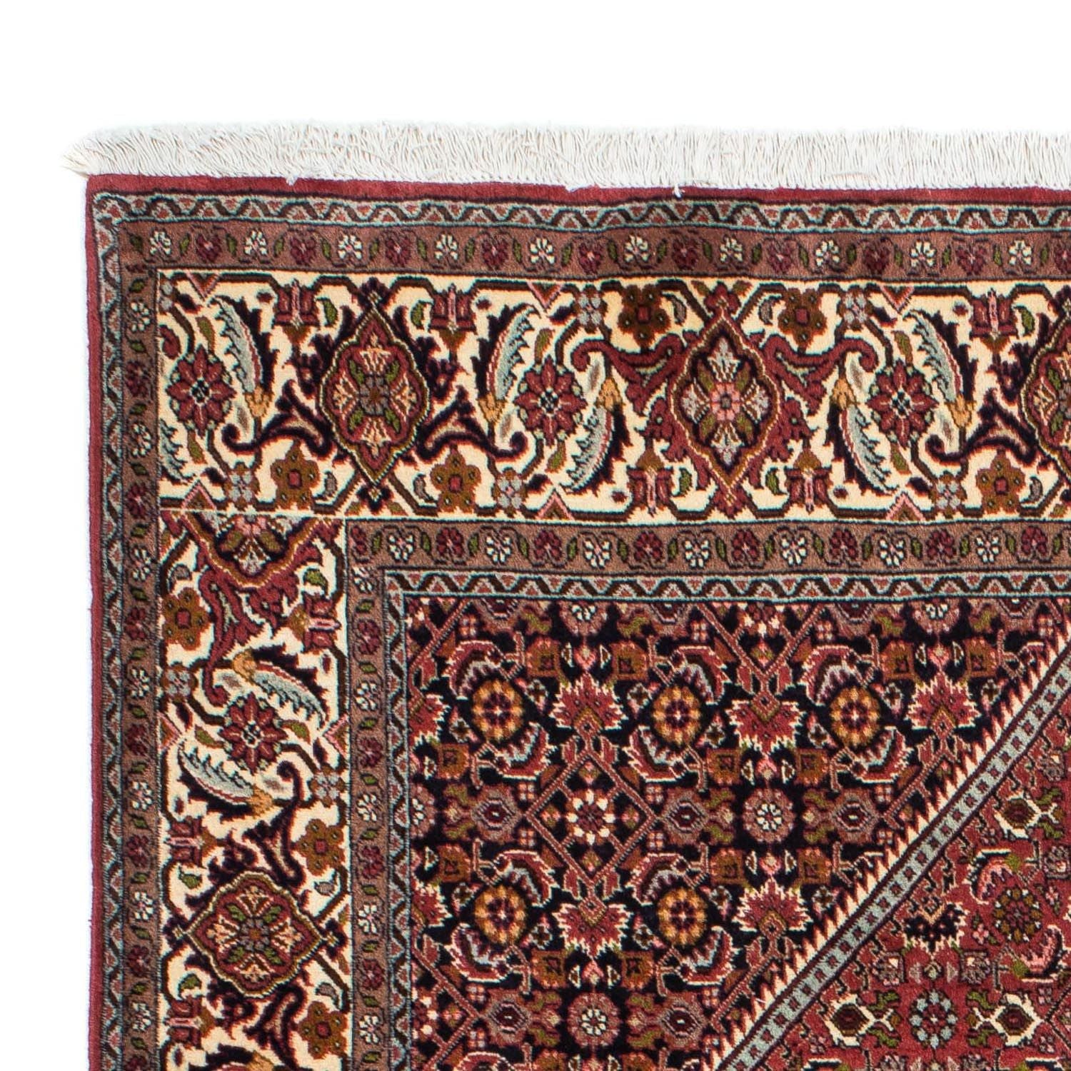 Alfombra persa - Bidjar - 203 x 139 cm - rojo