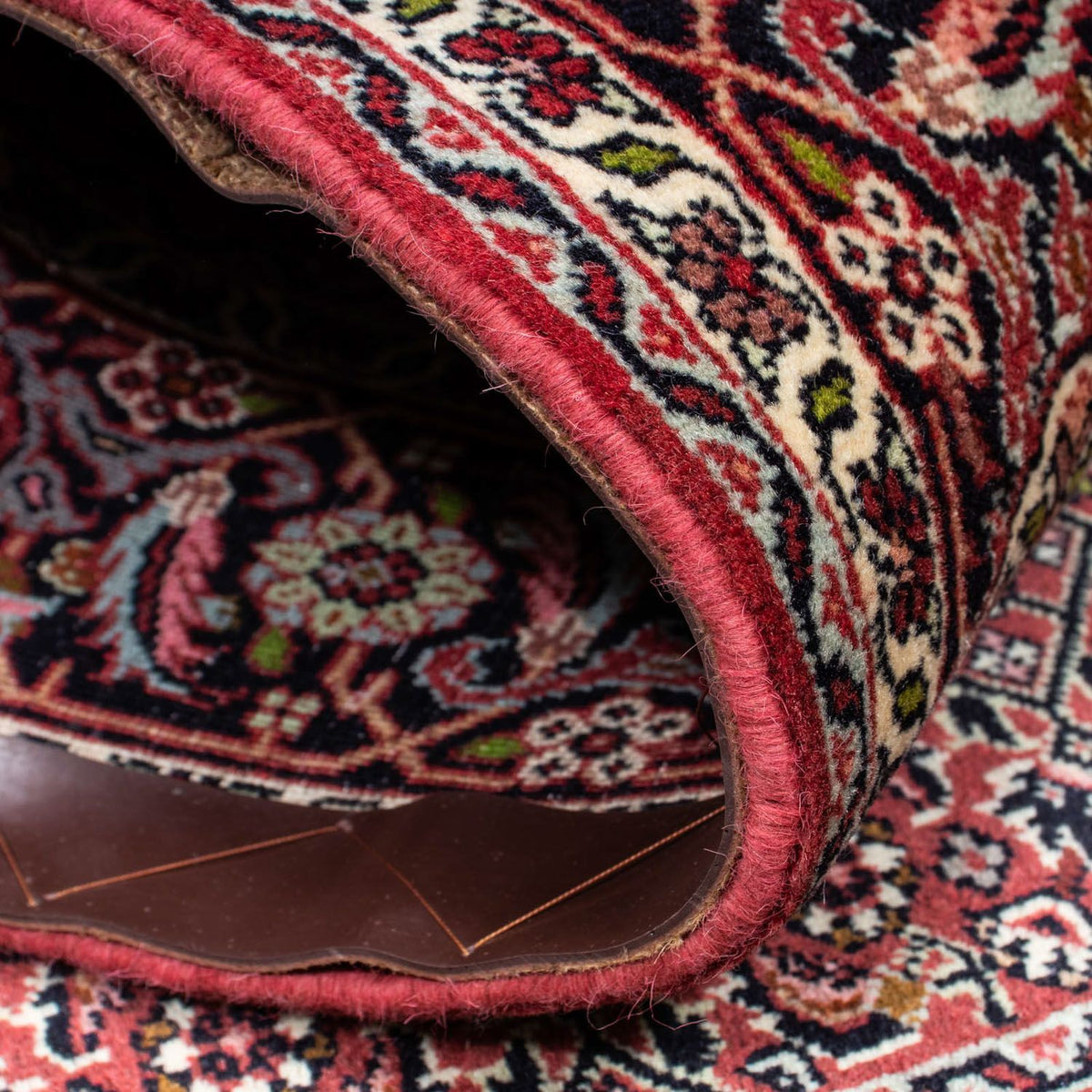 Alfombra persa - Bidjar - 208 x 139 cm - rojo