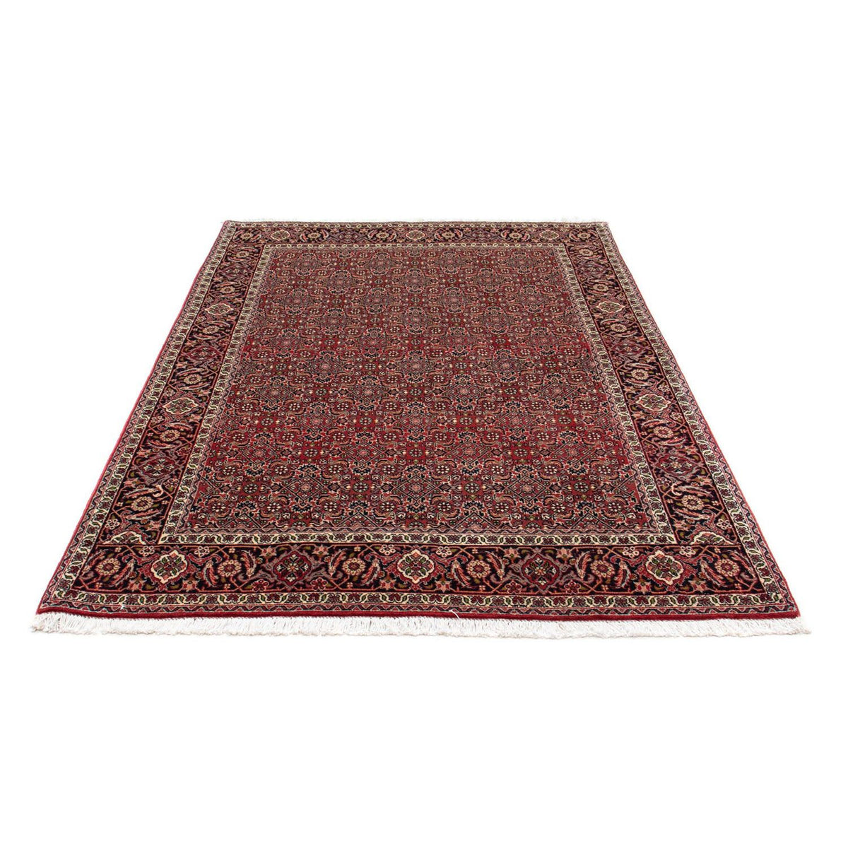 Alfombra persa - Bidjar - 208 x 139 cm - rojo