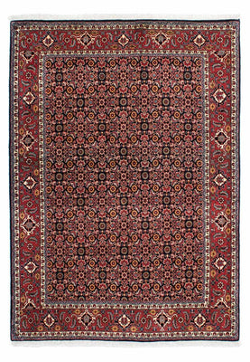 Alfombra persa - Bidjar - 200 x 141 cm - rojo
