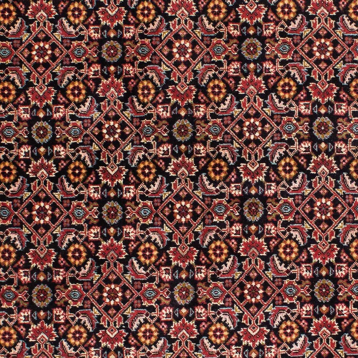 Alfombra persa - Bidjar - 200 x 141 cm - rojo