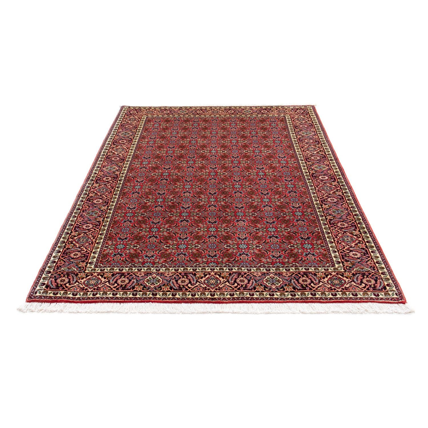 Alfombra persa - Bidjar - 200 x 140 cm - rojo