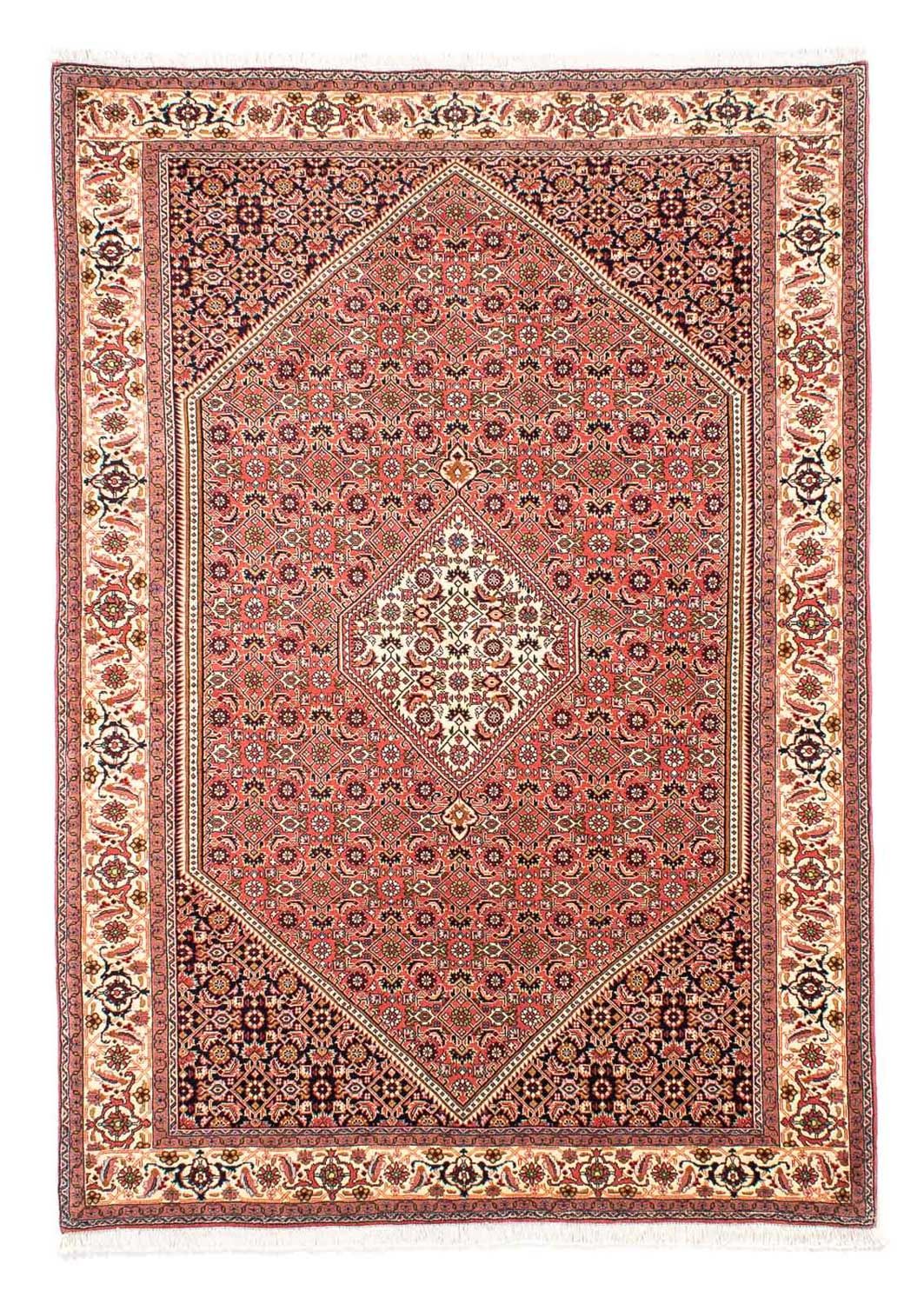 Alfombra persa - Bidjar - 252 x 173 cm - rojo claro
