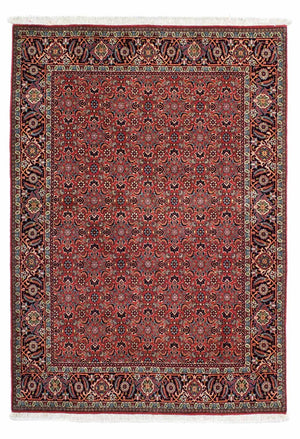 Alfombra persa - Bidjar - 199 x 139 cm - rojo