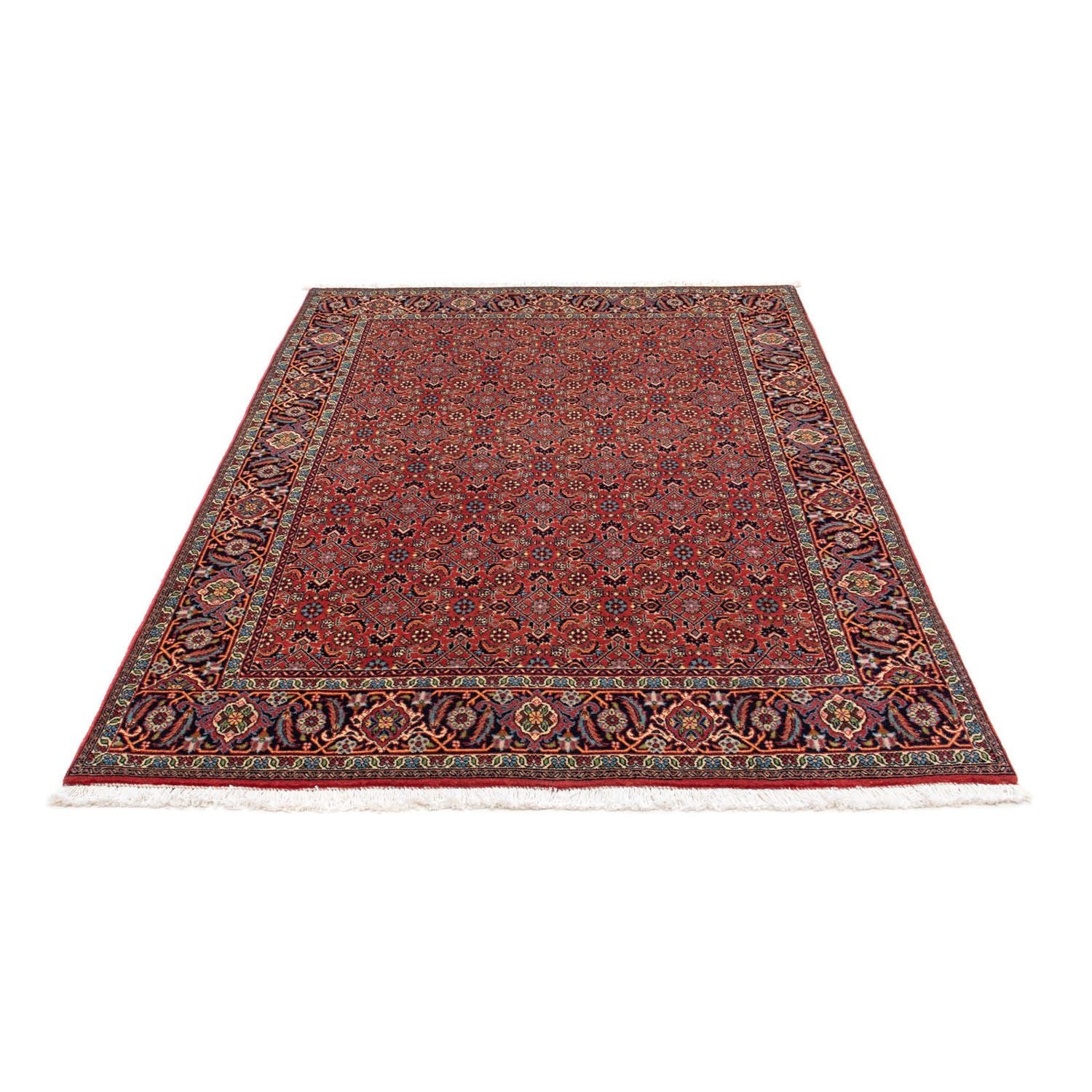 Alfombra persa - Bidjar - 199 x 139 cm - rojo