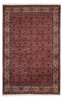 Alfombra persa - Bidjar - 218 x 136 cm - rojo