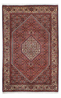 Alfombra persa - Bidjar - 220 x 135 cm - rojo
