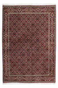 Alfombra persa - Bidjar - 205 x 141 cm - rojo