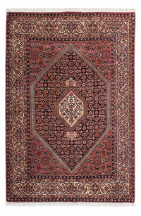 Alfombra persa - Bidjar - 206 x 136 cm - rojo