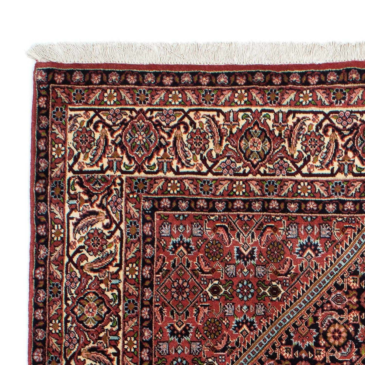 Alfombra persa - Bidjar - 206 x 136 cm - rojo