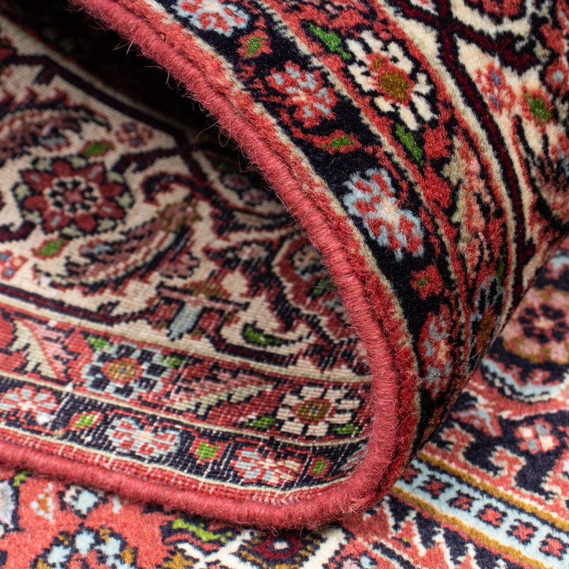 Alfombra persa - Bidjar - 206 x 136 cm - rojo