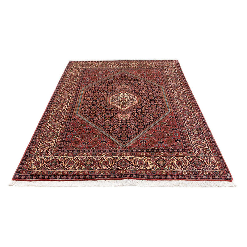 Alfombra persa - Bidjar - 206 x 136 cm - rojo