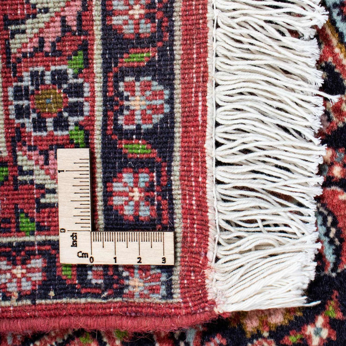 Alfombra persa - Bidjar - 206 x 136 cm - rojo