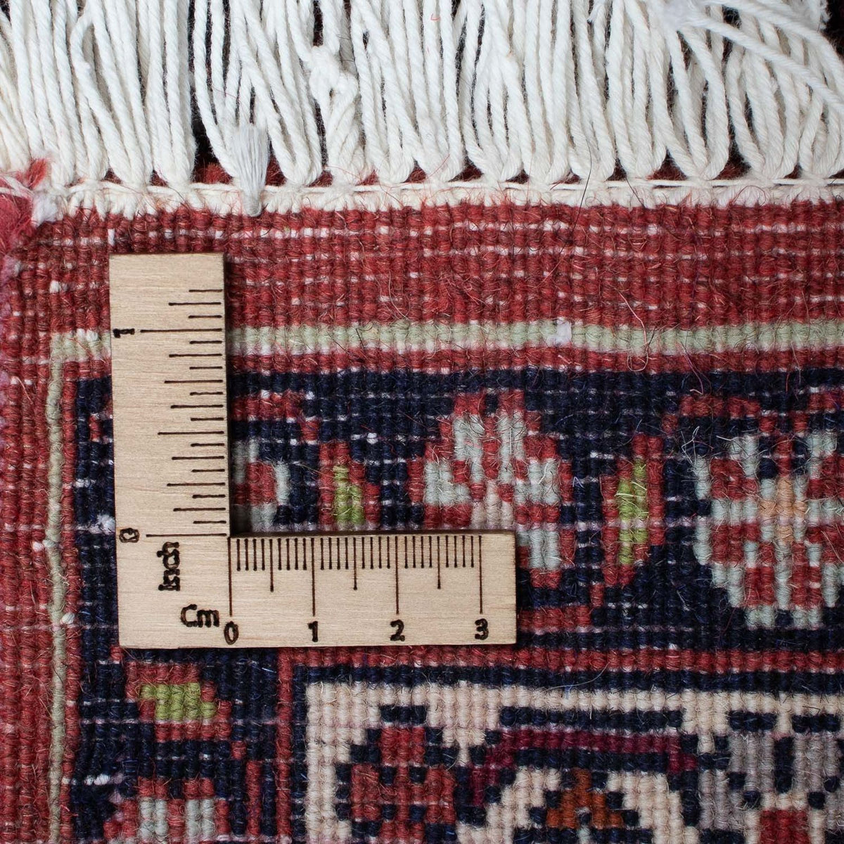 Alfombra de pasillo Alfombra persa - Bidjar - 285 x 84 cm - rojo oscuro