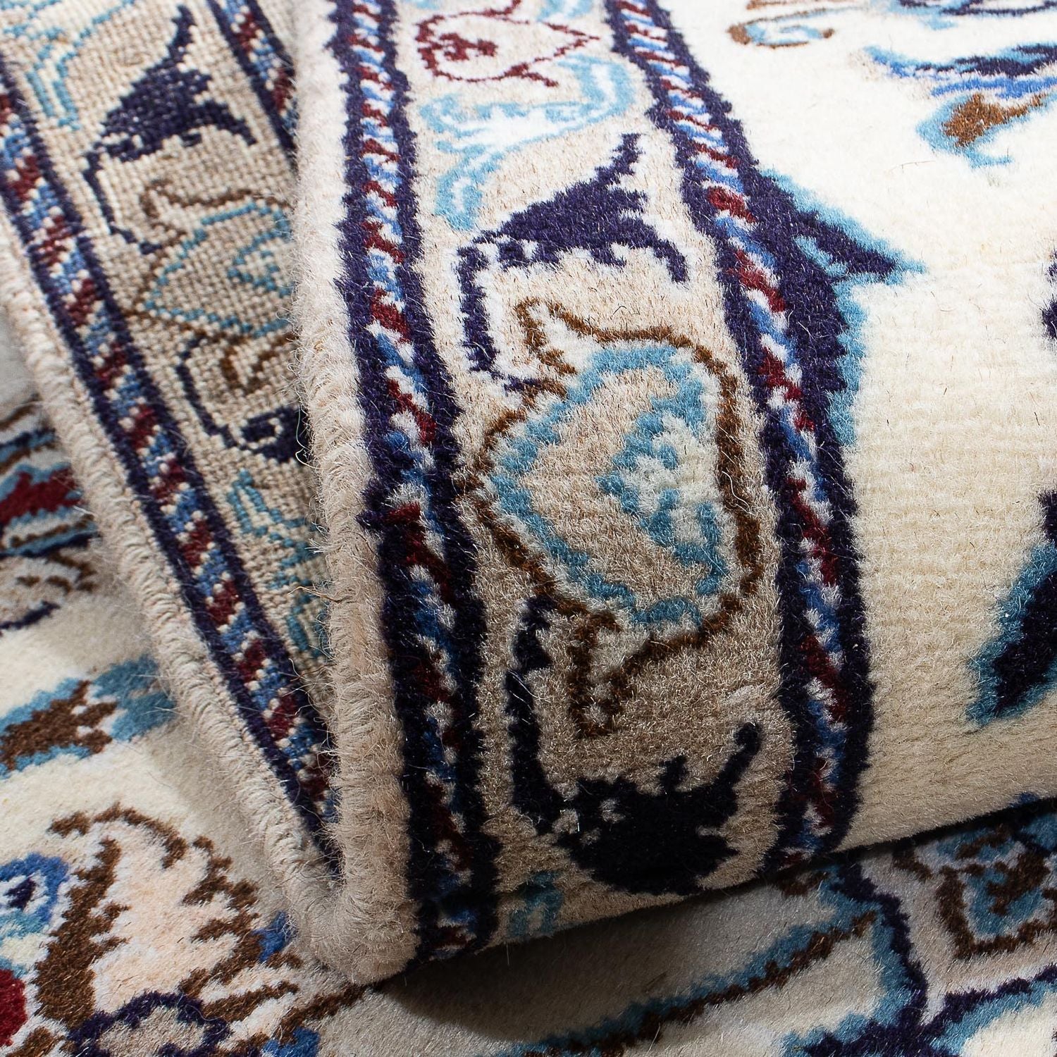 Alfombra persa - Nain - 128 x 88 cm - beige