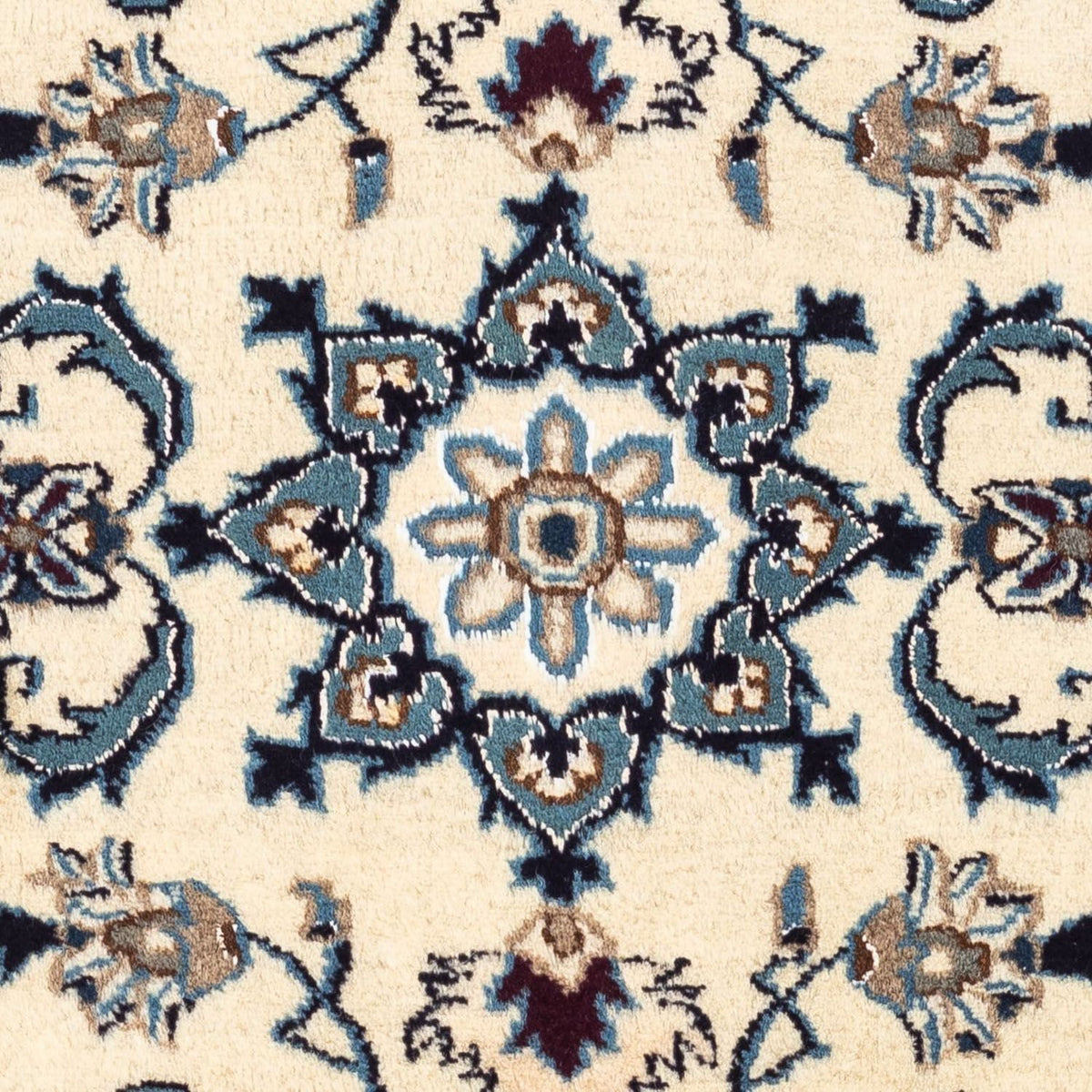Alfombra persa - Nain - 132 x 68 cm - beige