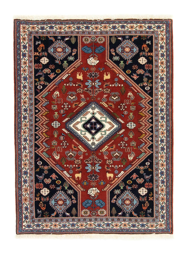 Alfombra persa - Nómada - 152 x 112 cm - rojo