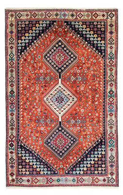 Alfombra persa - Nómada - 243 x 152 cm - rojo
