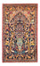 Alfombra persa - Ghom - 217 x 134 cm - azul oscuro