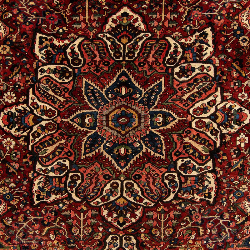 Alfombra persa - Nómada - 408 x 333 cm - rojo oscuro