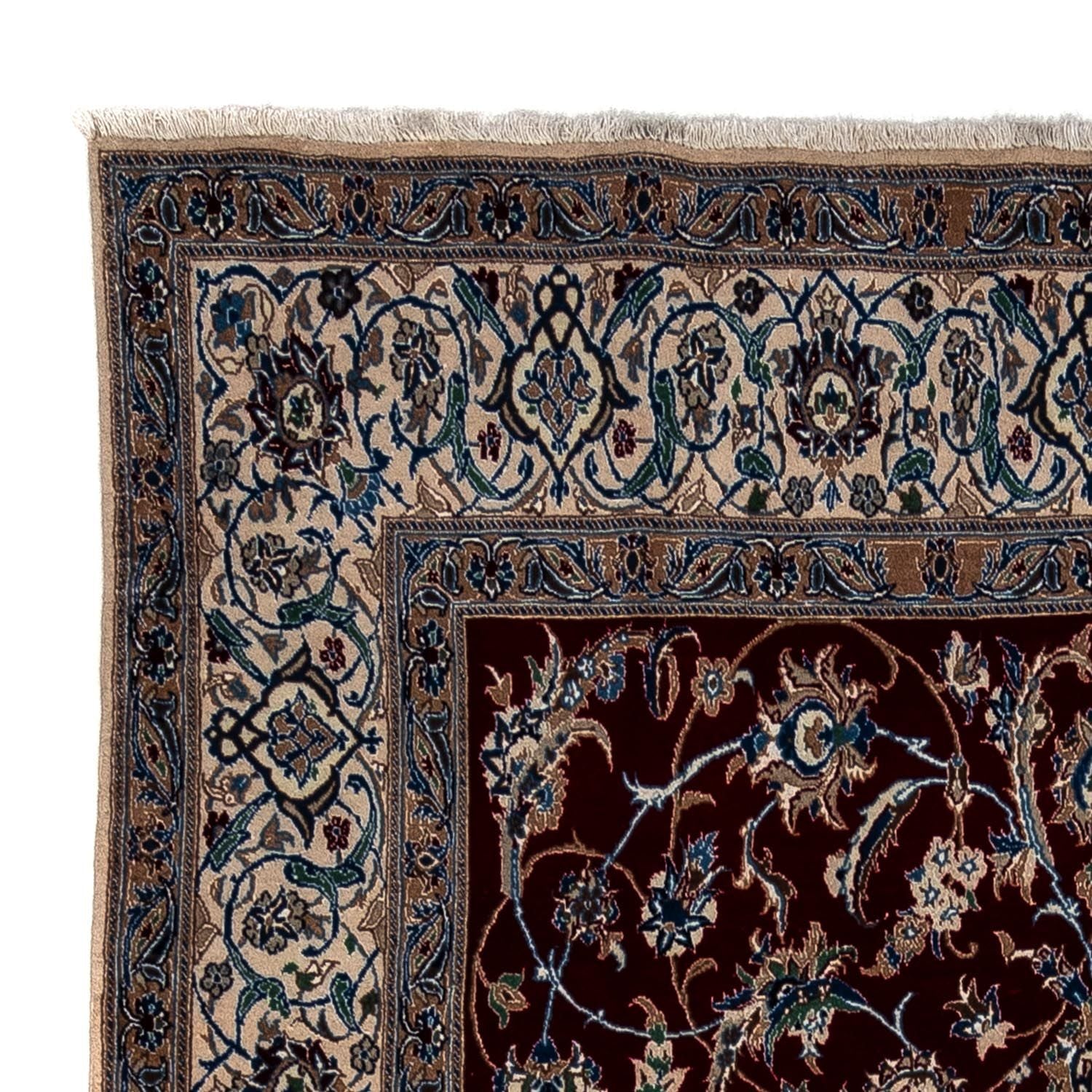 Alfombra Persa - Nain - Real - 340 x 190 cm - negro